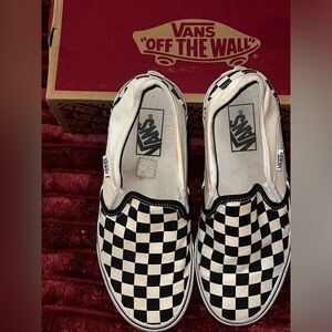 Vans Checkerboard Slip-On Shoes